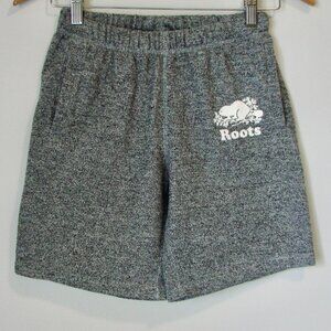 Roots Original Shorts Gray Salt and Pepper Athletic Track Shorts Size XXS Small